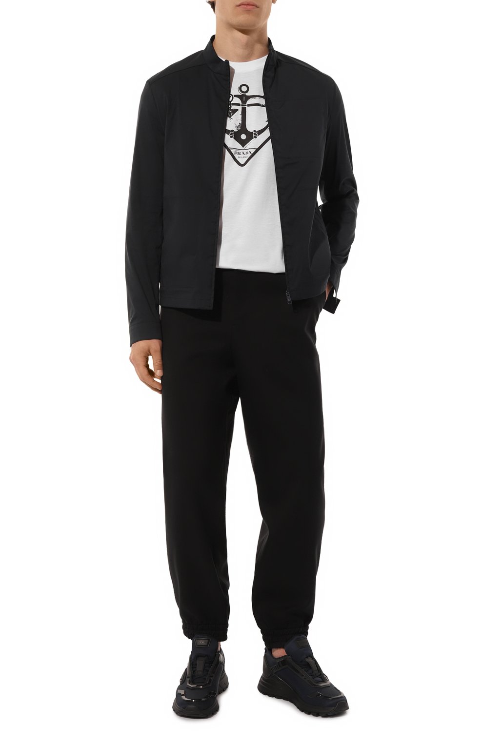 Шерстяные джоггеры PRADA, арт. SPH212-108B-F0002-221, фото 2