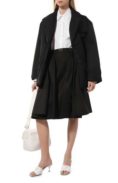 Юбка PRADA черного цвета по цене 170000 руб., арт. 21H885-1WQ8-F0002-211, фото 2 Юбка PRADA, арт. 21H885-1WQ8-F0002-211, фото 2