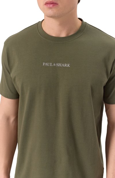 Хлопковая футболка PAUL&SHARK, арт. 25411088, фото 5