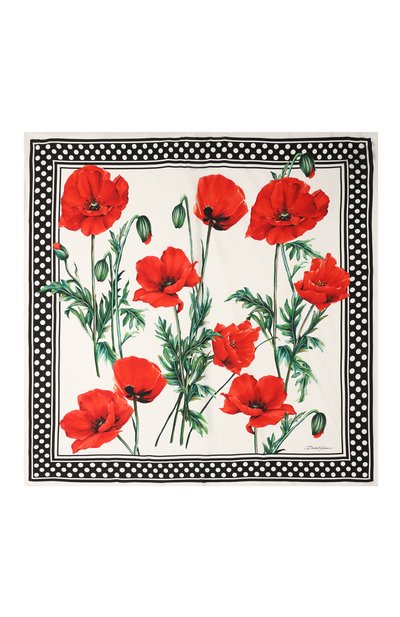 Шелковый платок DOLCE & GABBANA, арт. FN090R/GDAWX, фото 4