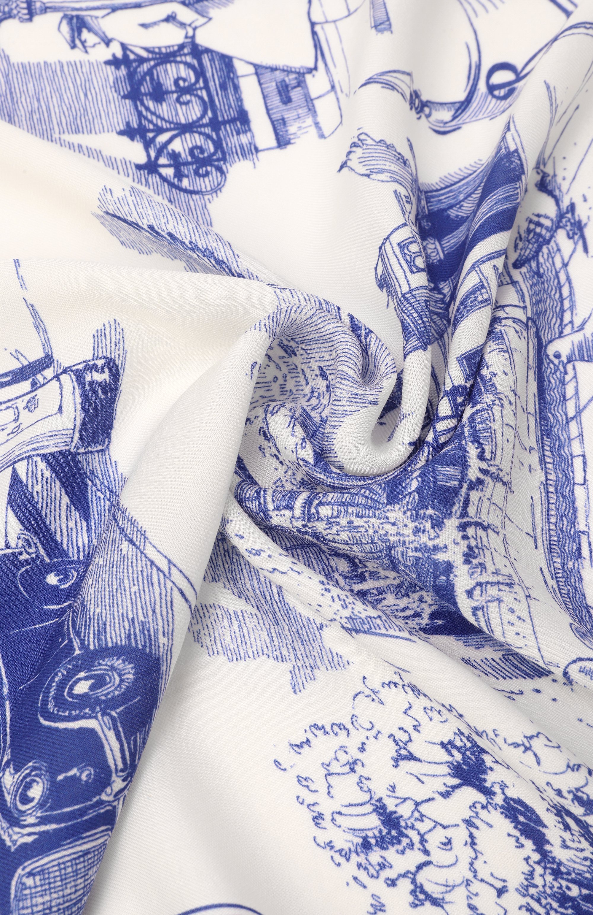 Палантин из шелка и шерсти BURBERRY, арт. 8112979, фото 3