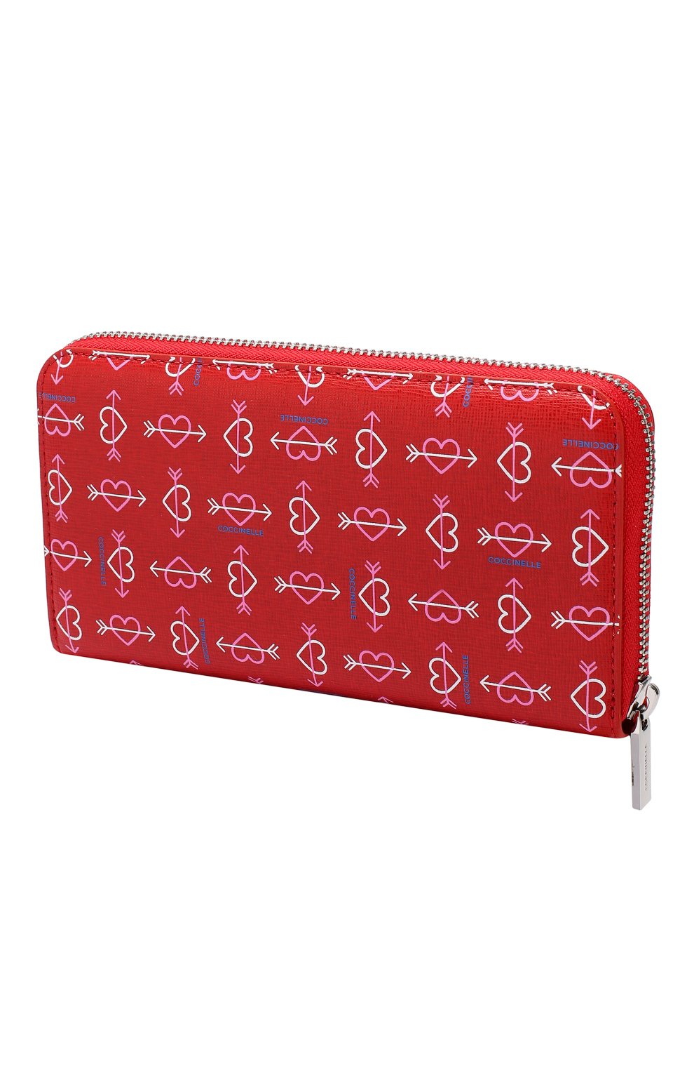 Кожаный кошелек COCCINELLE красного цвета по цене 15650 руб., арт. E2 DX8 11 04 01, фото 2 Кожаный кошелек COCCINELLE, арт. E2 DX8 11 04 01, фото 2