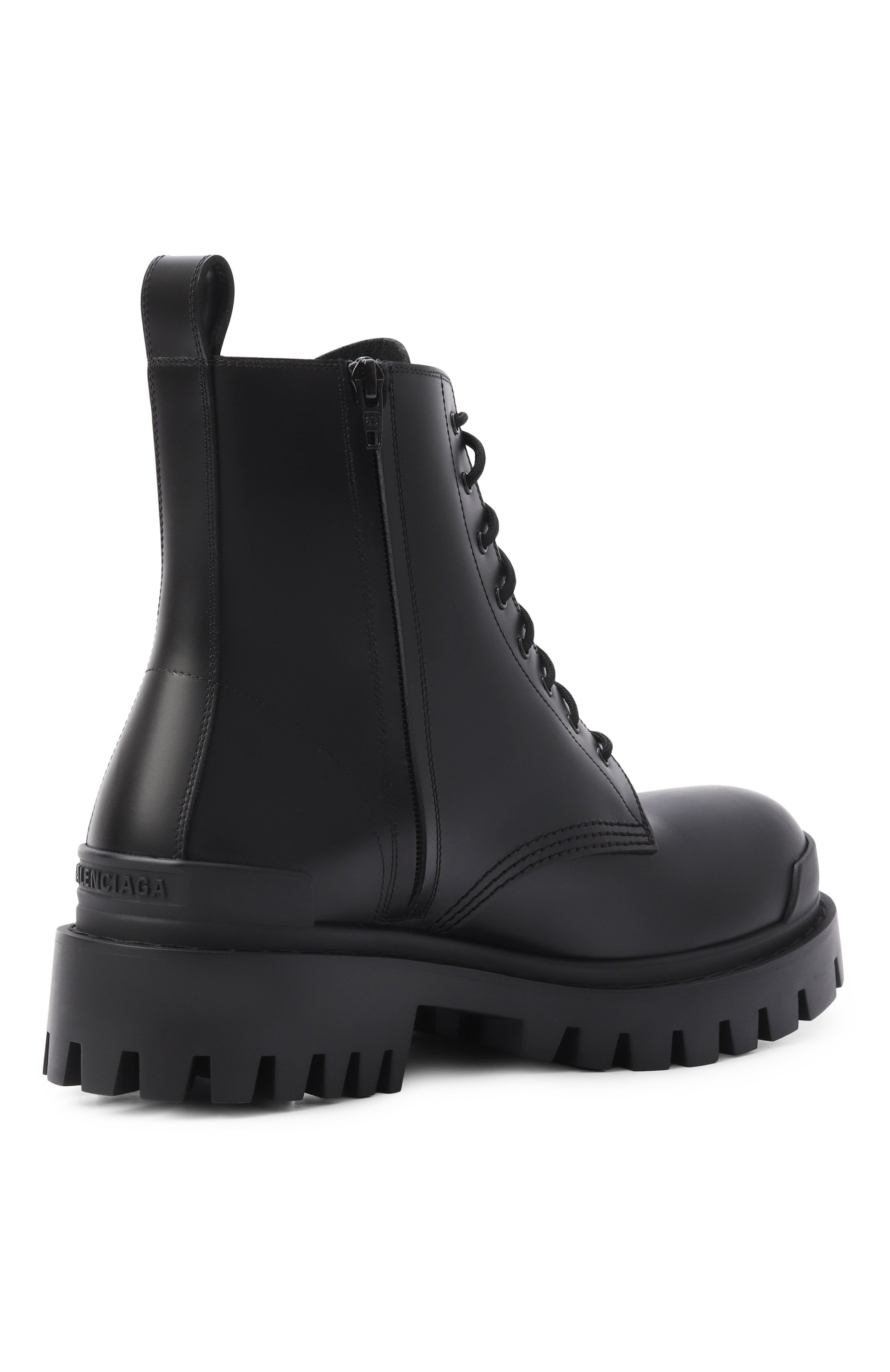 Кожаные ботинки strike BALENCIAGA, арт. 844967/WA960, фото 4