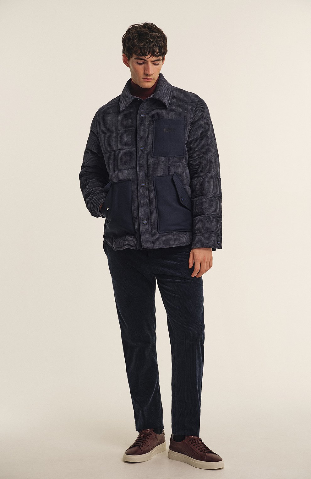 Вельветовый пуховик KITON, арт. UGK077K0234F, фото 7