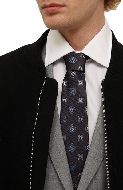 Шелковый галстук CANALI, арт. 18/HJ03866, фото 2