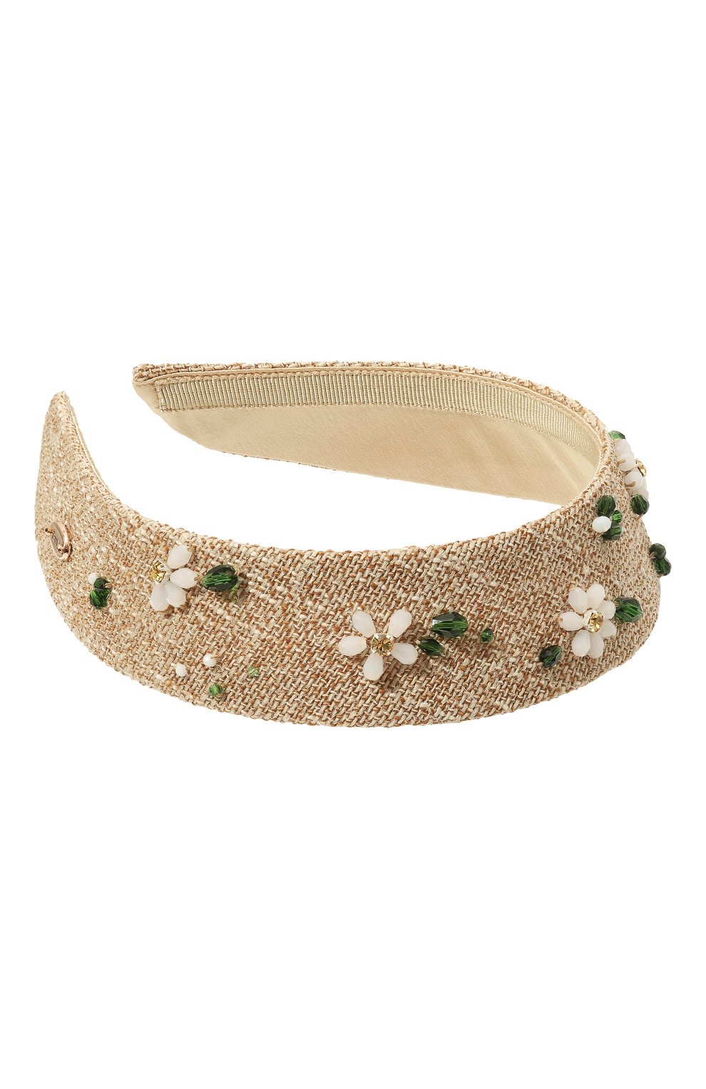 Кокошник PANFIL бежевого цвета по цене 14000 руб., арт. 11-KOK-DR, фото 3 Кокошник PANFIL, арт. 11-KOK-DR, фото 3