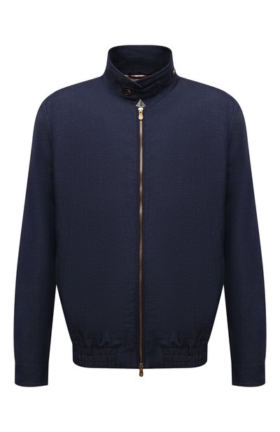 Мужской бомбер из шерсти и льна BRUNELLO CUCINELLI, арт. MB4046205
