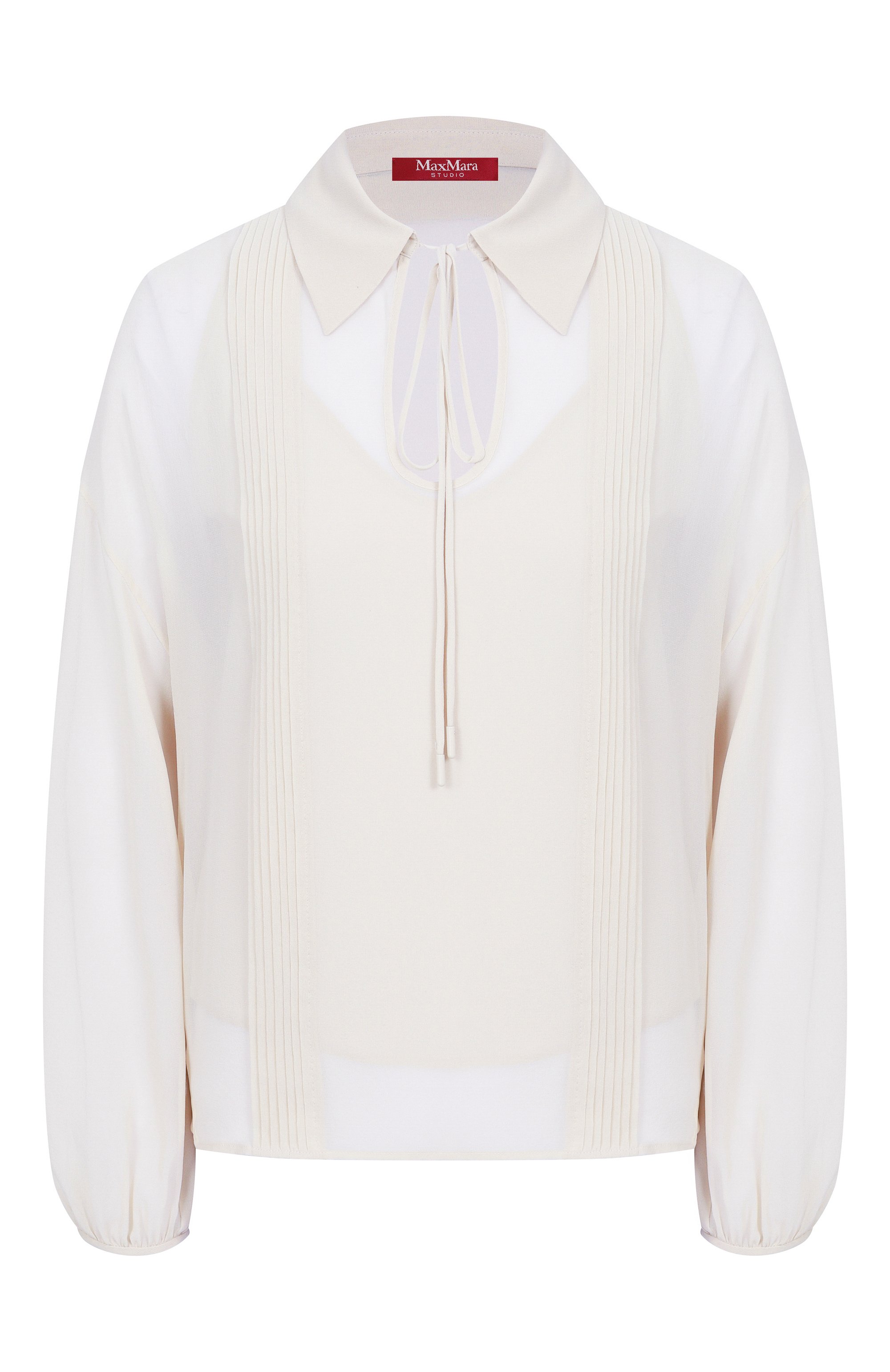 Шелковая блузка MAX MARA STUDIO, арт. VALDAI, фото 1