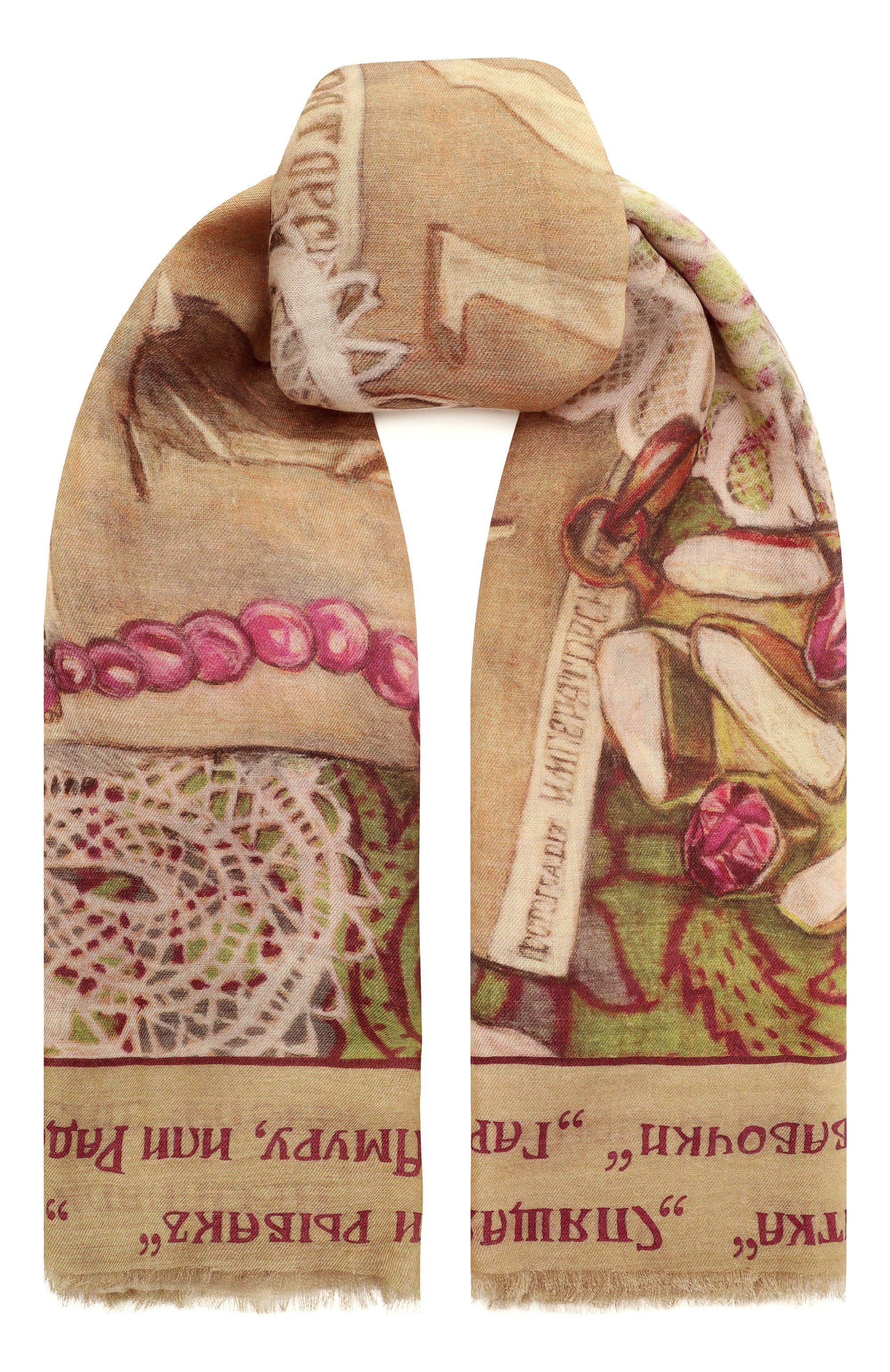 Шаль мариинский театр из кашемира и шерсти GOURJI, арт. 91240755/62114, фото 1