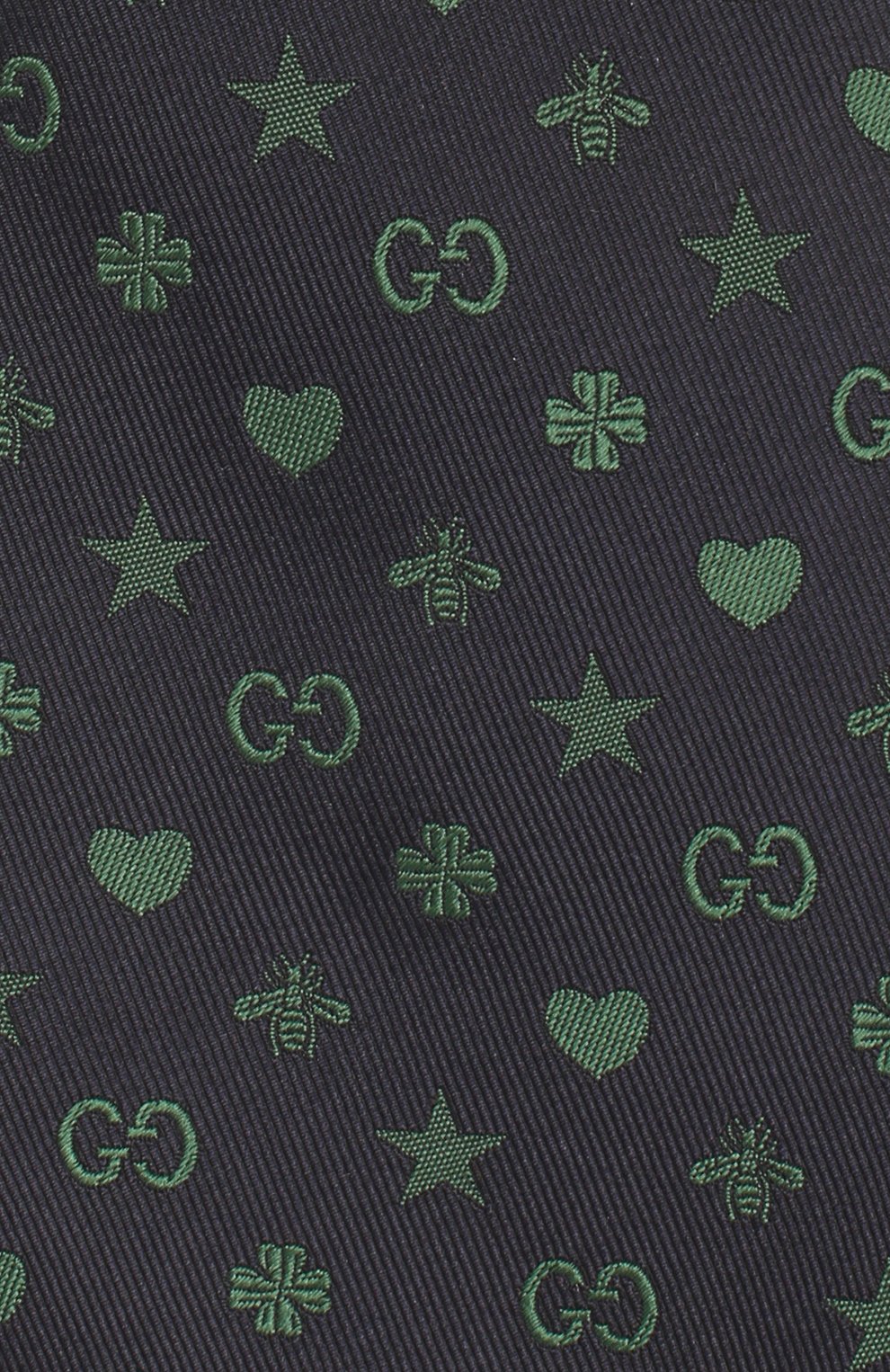 Шелковый галстук GUCCI зеленого цвета по цене 25920 руб., арт. 545834/4E017, фото 3 Шелковый галстук GUCCI, арт. 545834/4E017, фото 3