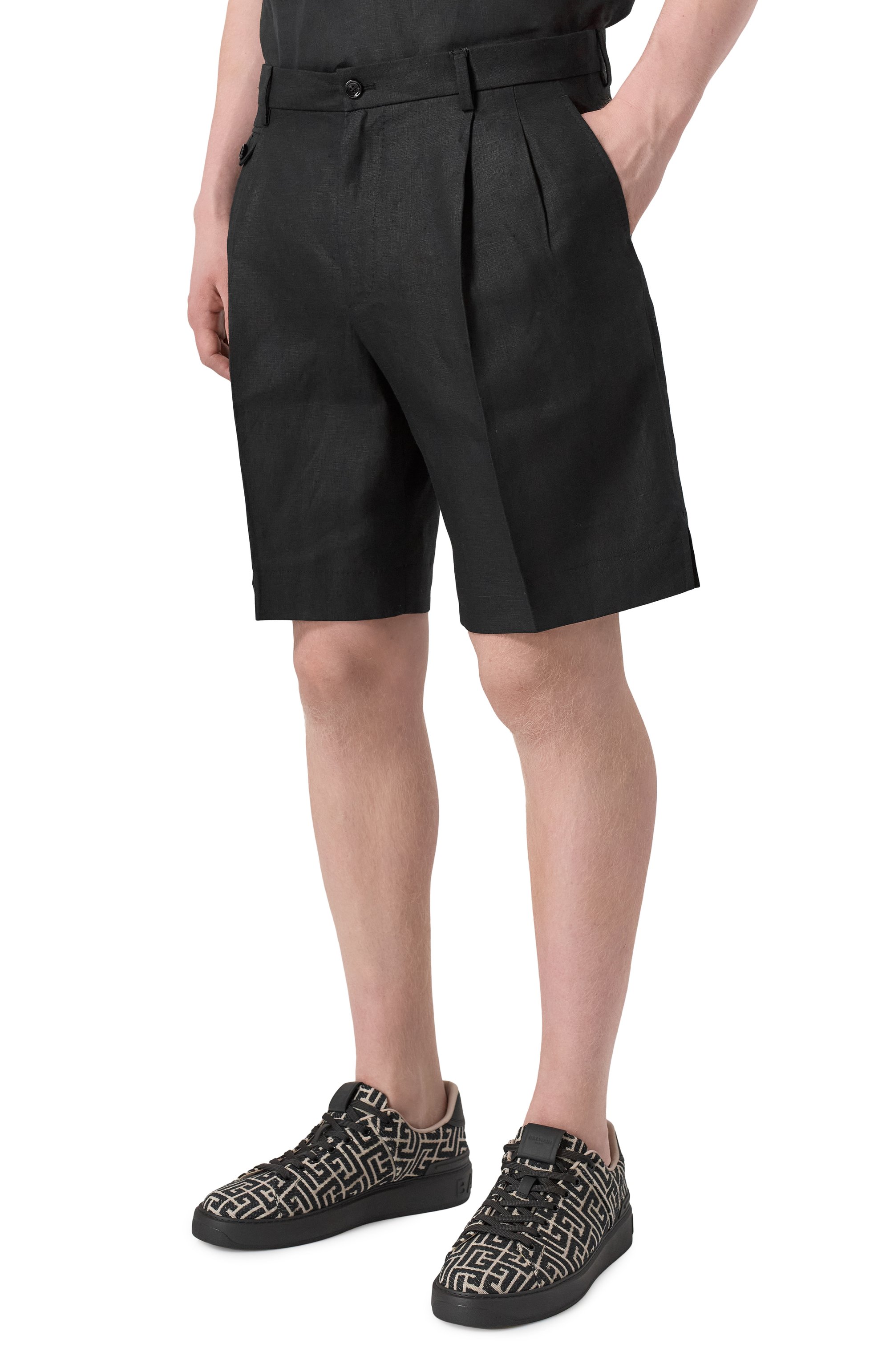 Льняные шорты DOLCE & GABBANA, арт. GW0MAT/FU4MC, фото 3