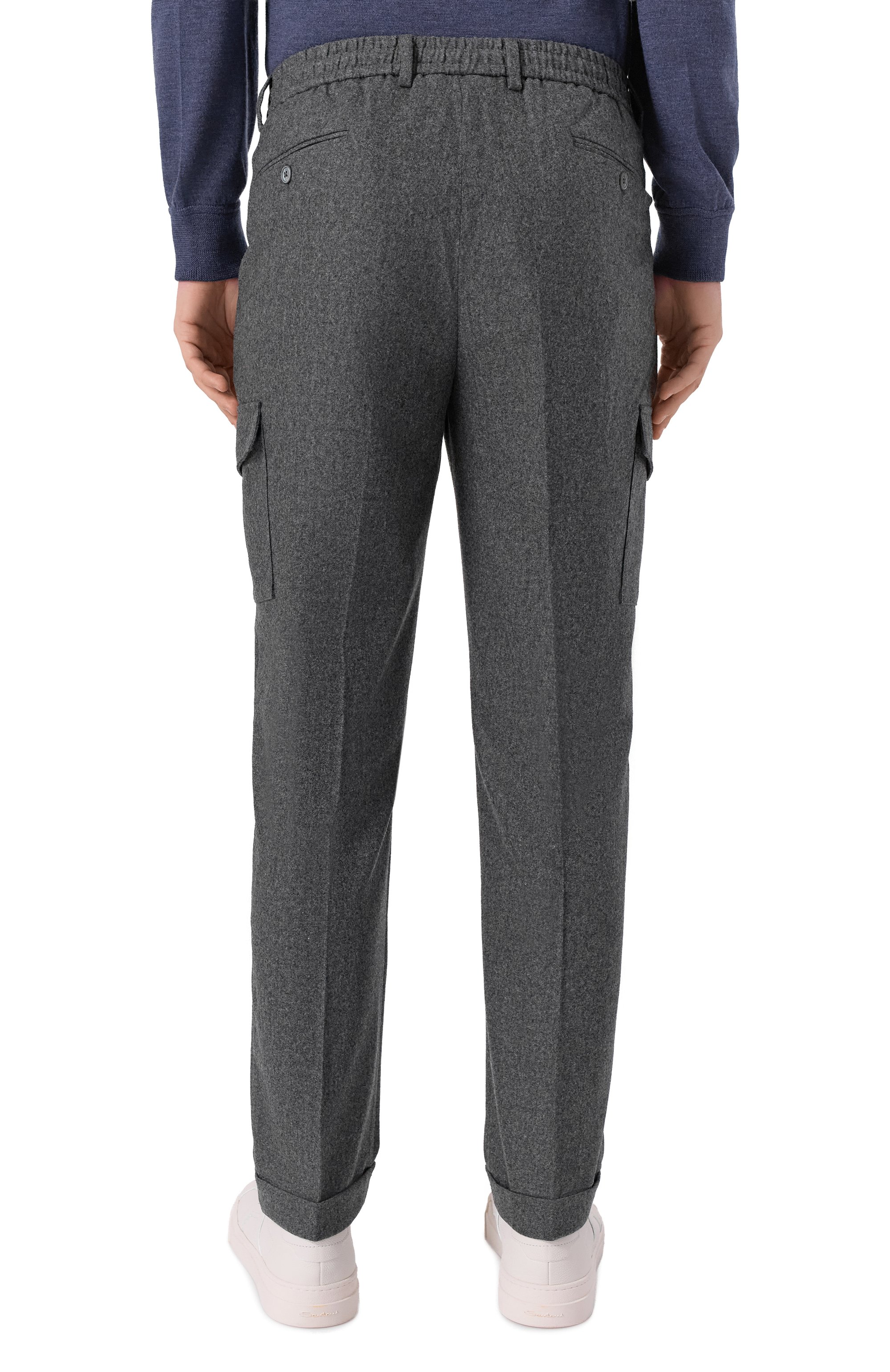 Шерстяные брюки-карго GRAN SASSO, арт. 76111/51306, фото 4