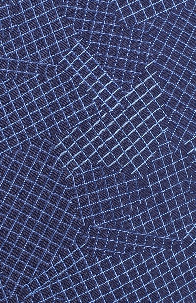 Шелковый галстук с узором TURNBULL & ASSER, арт. TIE002-BB206, фото 3