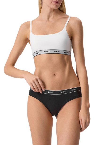 Комплект из двух хлопковых бюстгальтеров HUGO, арт. 50545691, фото 4