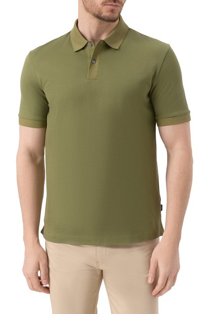 Хлопковое поло BOSS, арт. 50532246, фото 3