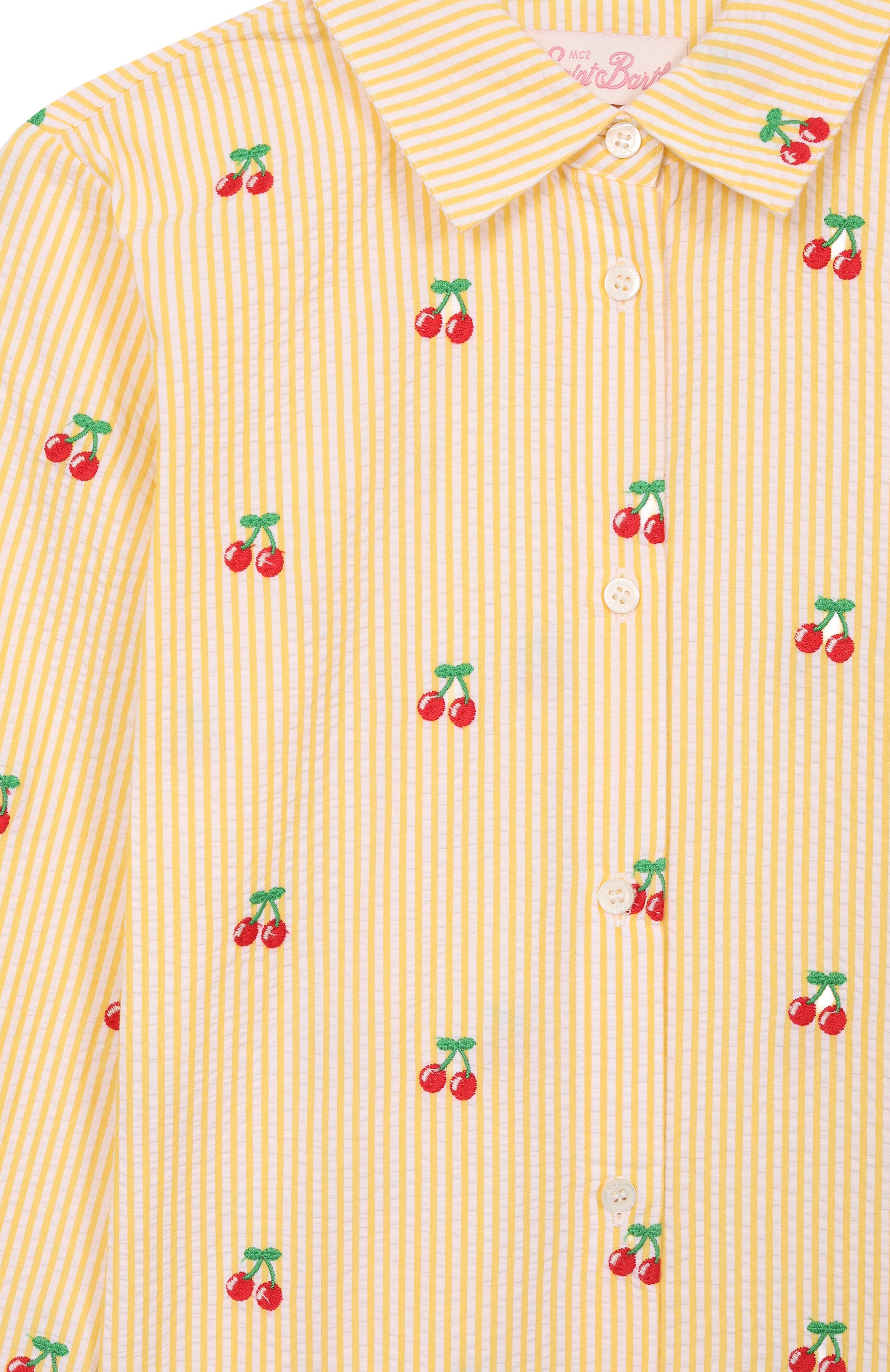 Хлопковая рубашка MC2 SAINT BARTH, арт. STBK MINI BRIGITTE/BRIG003/01921F, фото 3