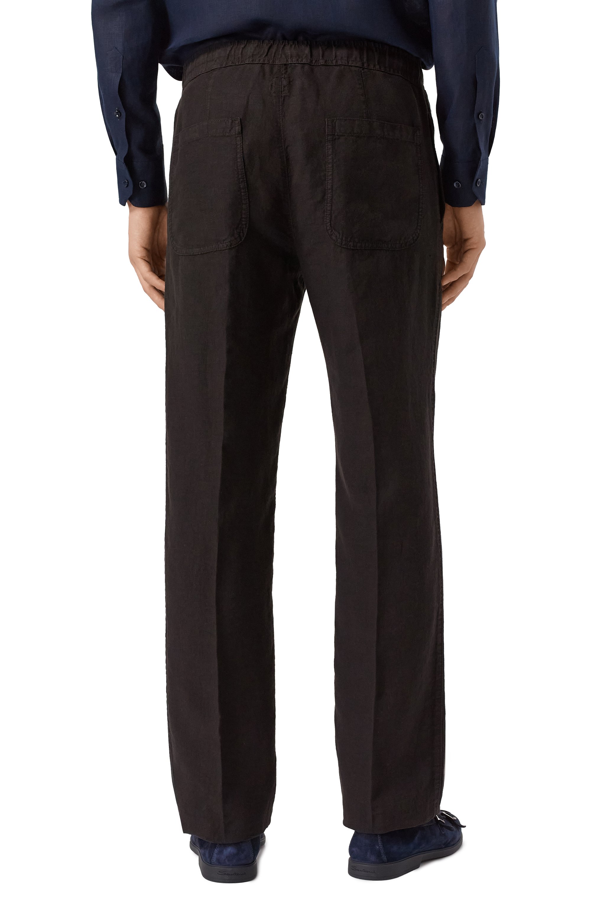 Льняные брюки 120% LINO, арт. 32ALIM29PT/0253/000, фото 4