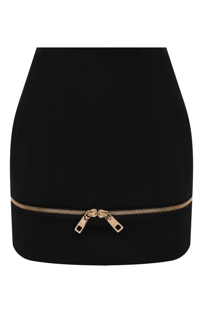 Шерстяная юбка DOLCE & GABBANA черного цвета по цене 105000 руб., арт. F4B90T/FU208, фото 1 Шерстяная юбка DOLCE & GABBANA, арт. F4B90T/FU208, фото 1