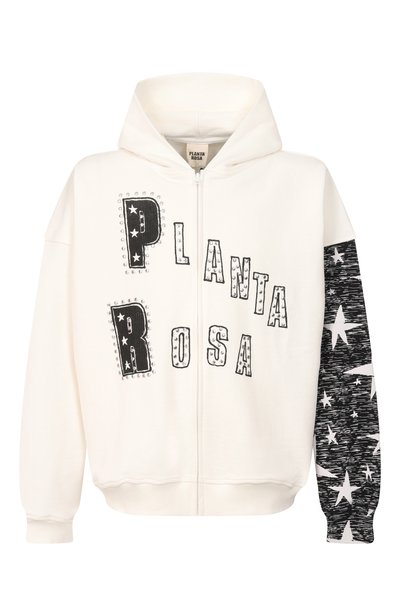 Хлопковая толстовка PLANTA ROSA, арт. PR/HZ/STAR-PIN/400VELVET