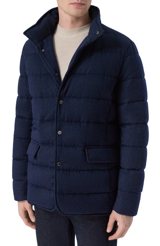 Кашемировый пуховик Ilvo-IL Moorer ILV0/IL Синий  ILV0/IL Фото 7