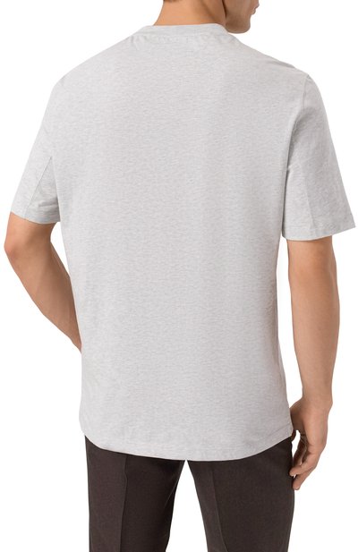 Хлопковая футболка BRUNELLO CUCINELLI, арт. M0B131308, фото 4