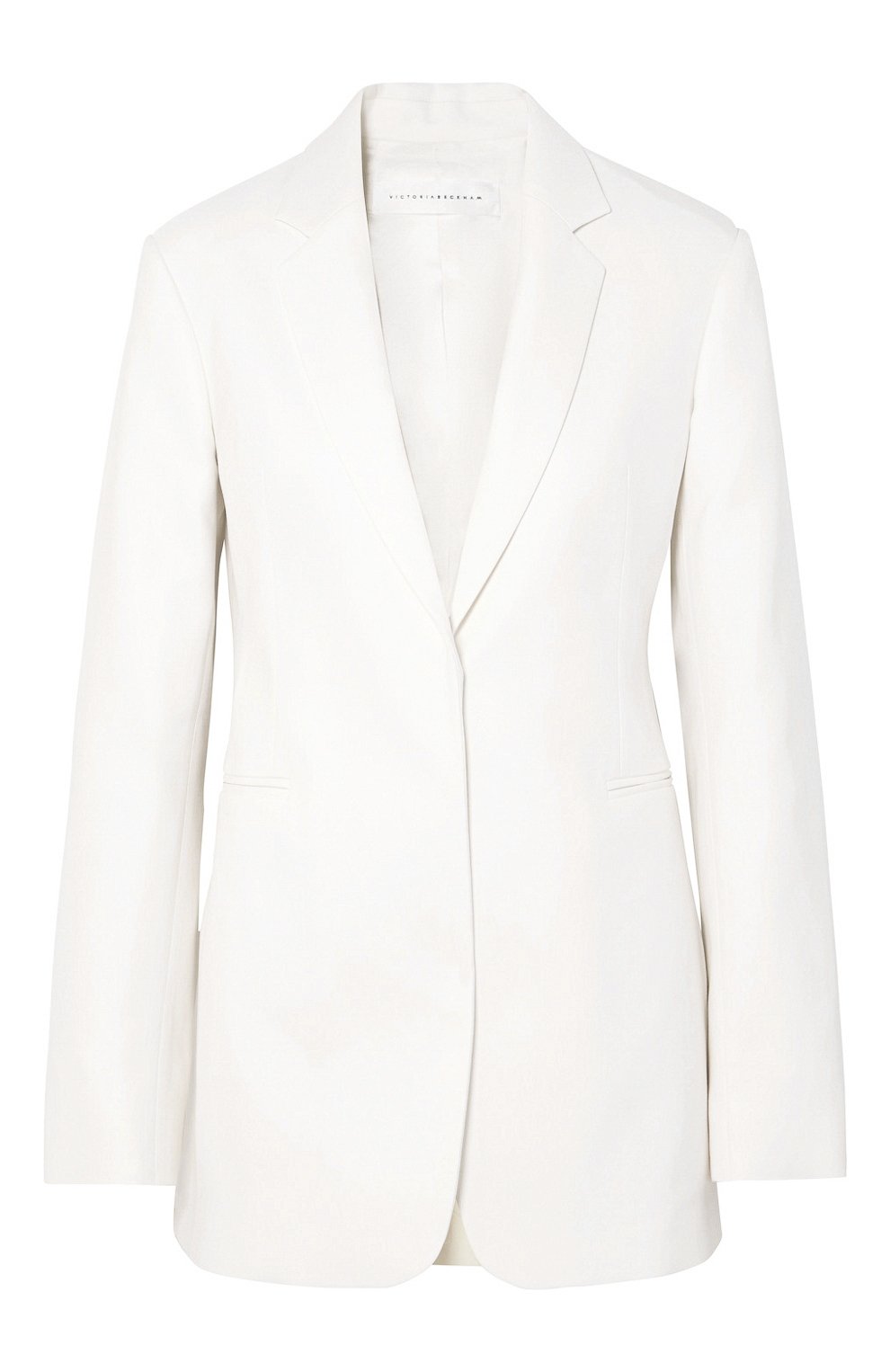 Жакет из смеси вискозы и хлопка VICTORIA BECKHAM, арт. JK STR 5812B MSS19 C0TT0N TAIL0RING, фото 1