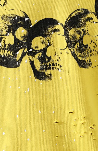 Хлопковое худи DOMREBEL, арт. AMIG0S/PULL0VER/H0LES AND PAINT, фото 5