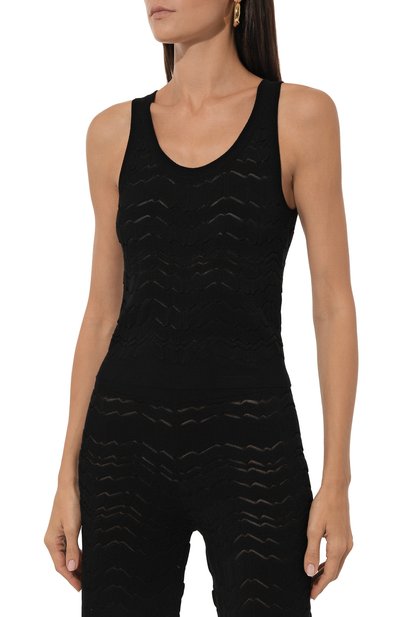 Топ из вискозы и шерсти MISSONI, арт. DS24WK0N/BK040E, фото 3