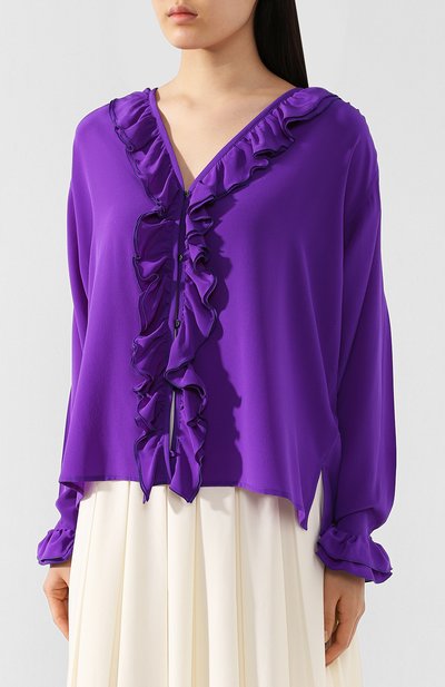 Шелковая блузка VICTORIA BECKHAM, арт. 1220WSH001217B, фото 3