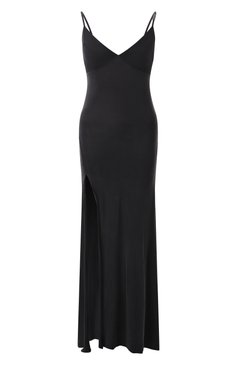 Женское платье VERSACE JEANS COUTURE черного цвета, арт. 78HA0900/J0190 | Фото 1 (Длина Ж (юбки, платья, шорты): Макси; Случай: Вечерний; Женское Кросс-КТ: Платье-одежда; Стили: Гламурный; Рукава: На бретелях; Материал внешний: Синтетический материал, Вискоза)