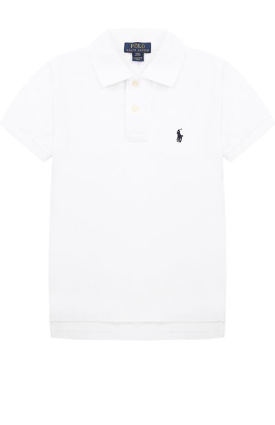 Хлопковое поло с логотипом бренда POLO RALPH LAUREN, арт. 323547926, фото 1