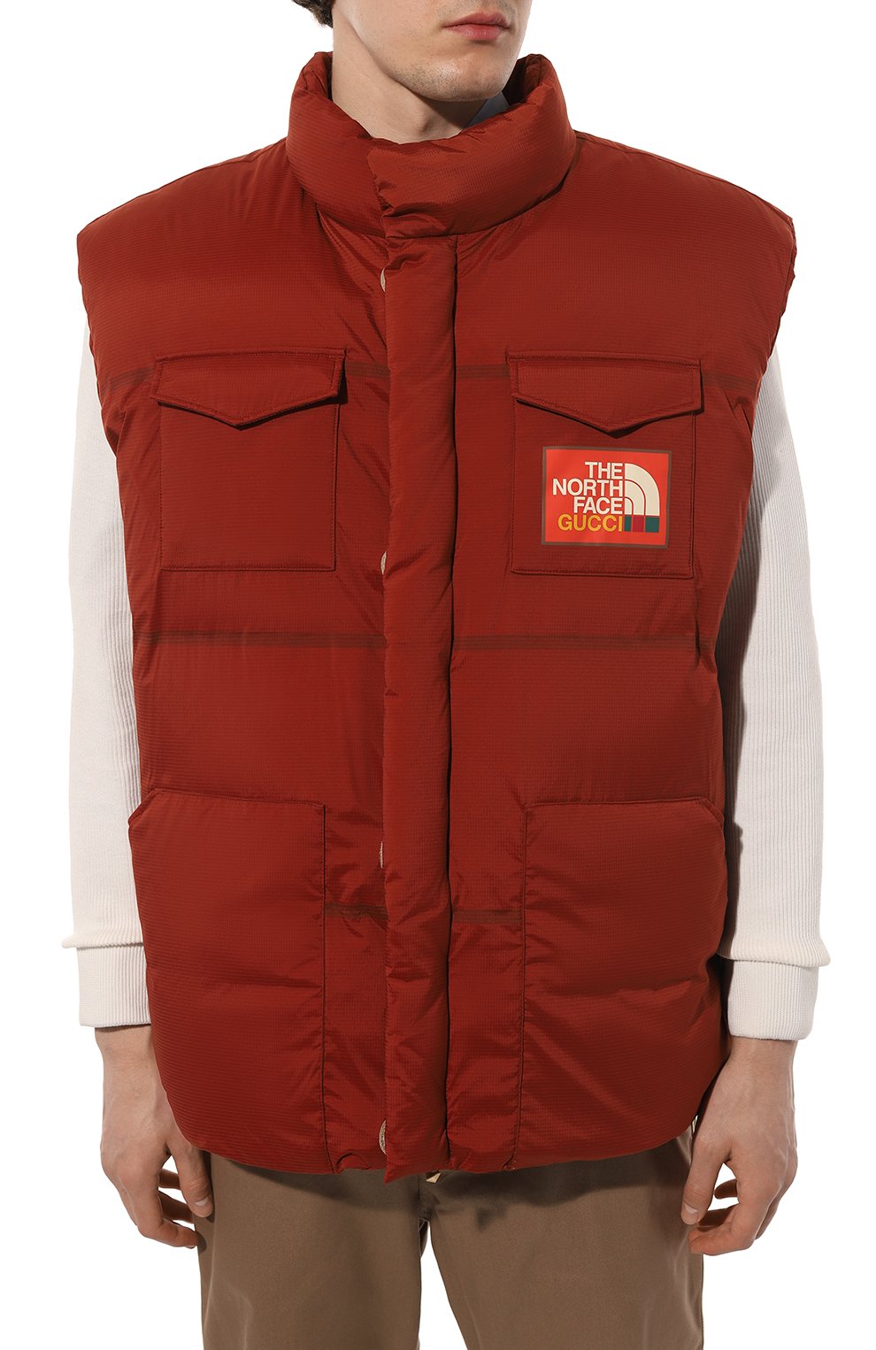Пуховый жилет the north face x gucci GUCCI, арт. 663761 XAAC1, фото 3