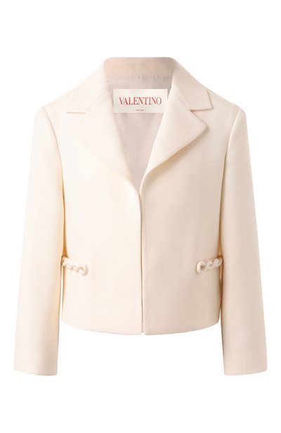 Женский жакет из шерсти и шелка VALENTINO, арт. 5B3CE2I01CF