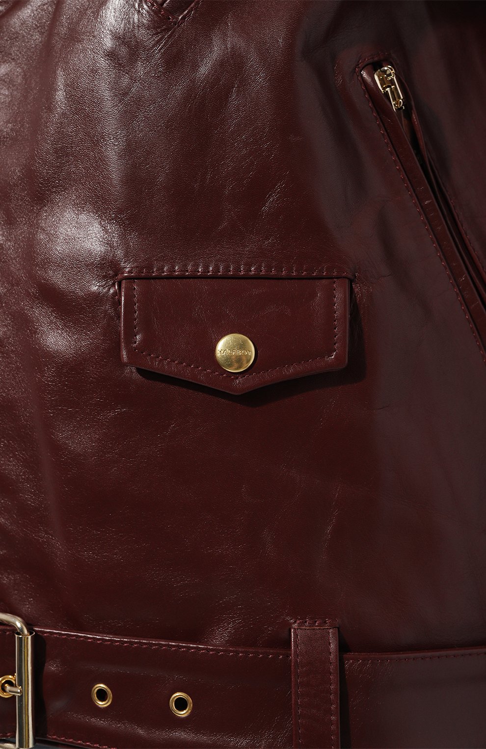 Кожаная куртка HALFBOY, арт. HFW241WLBK079, фото 5