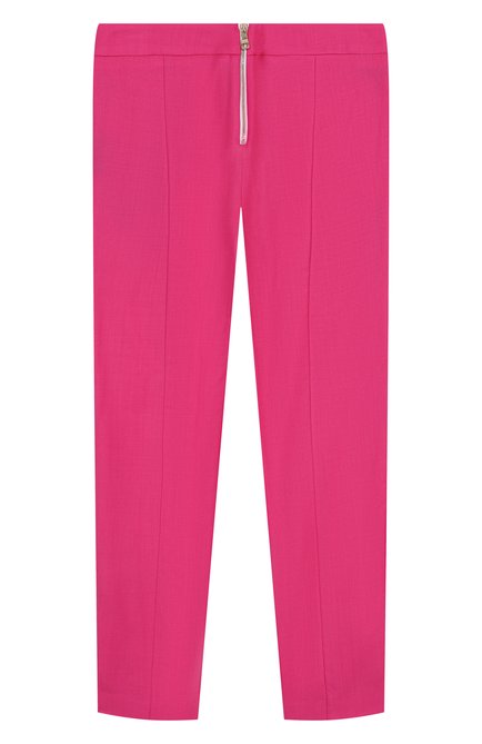 Детские шерстяные брюки BALMAIN фуксия цвета, арт. BW6A40 | Фото 2 (Материал внешний: Шерсть; Материал сплава: Проставлено; Нос: Не проставлено)