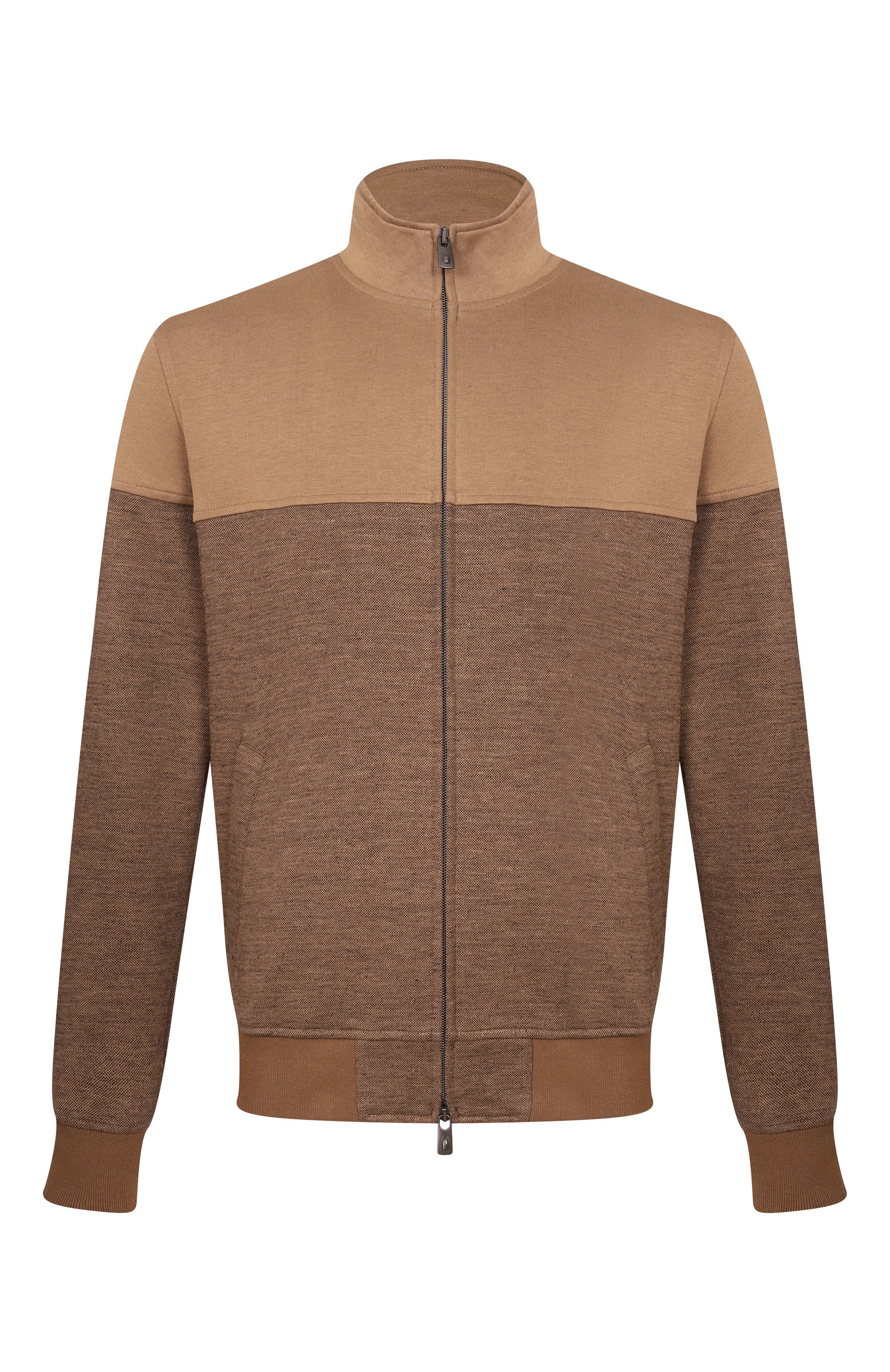 Толстовка из хлопка и льна CAPOBIANCO, арт. 20M453.DH00., фото 1