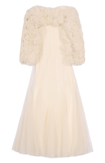 Платье MAISON AVA кремового цвета по цене 78600 руб., арт. MA-SS25-GG02/12-14, фото 2 Платье MAISON AVA, арт. MA-SS25-GG02/12-14, фото 2