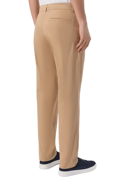 Хлопковые брюки BOGNER бежевого цвета по цене 27300 руб., арт. 18018964, фото 4 Хлопковые брюки BOGNER, арт. 18018964, фото 4