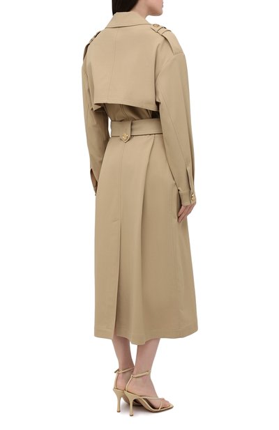 Плащ BALMAIN бежевого цвета по цене 238500 руб., арт. VF19165/X392, фото 4 Плащ BALMAIN, арт. VF19165/X392, фото 4