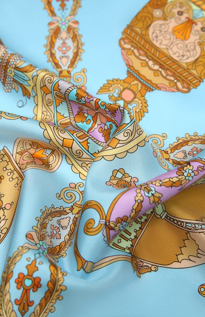 Шелковый платок faberge treasures RADICAL CHIC желтого цвета по цене 17940 руб., арт. 370731.07.02, фото 2 Шелковый платок faberge treasures RADICAL CHIC, арт. 370731.07.02, фото 2