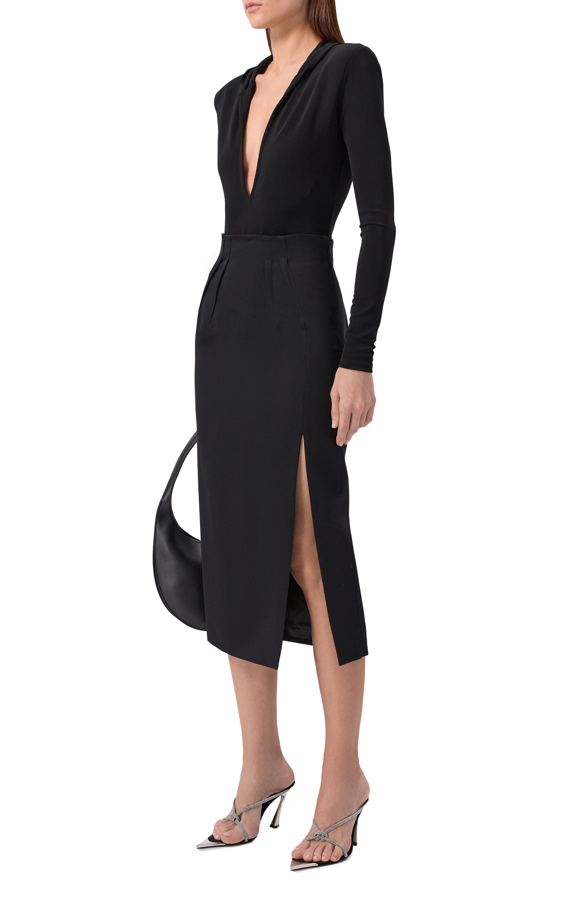 Шерстяная юбка MUGLER, арт. 26P1JU05821020, фото 2