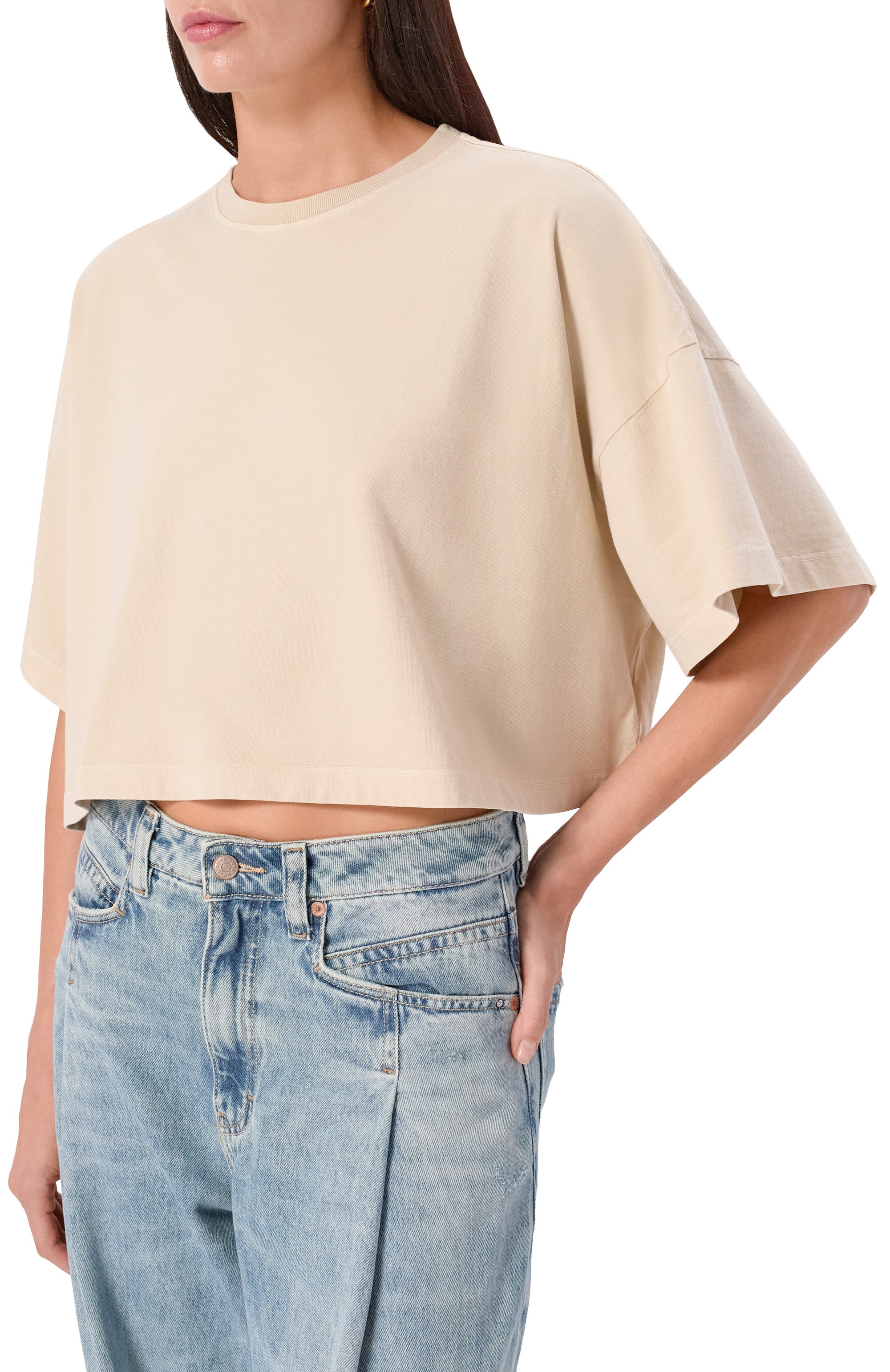 Хлопковая футболка arli AGOLDE, арт. A7370-1521, фото 3