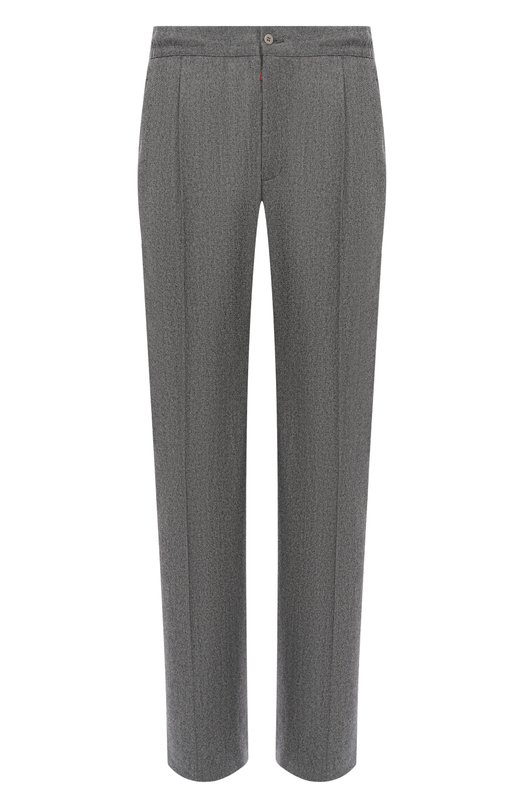 Брюки из шерсти и кашемира Kiton UPN01K0125G08 Серый UPN01K0125G08