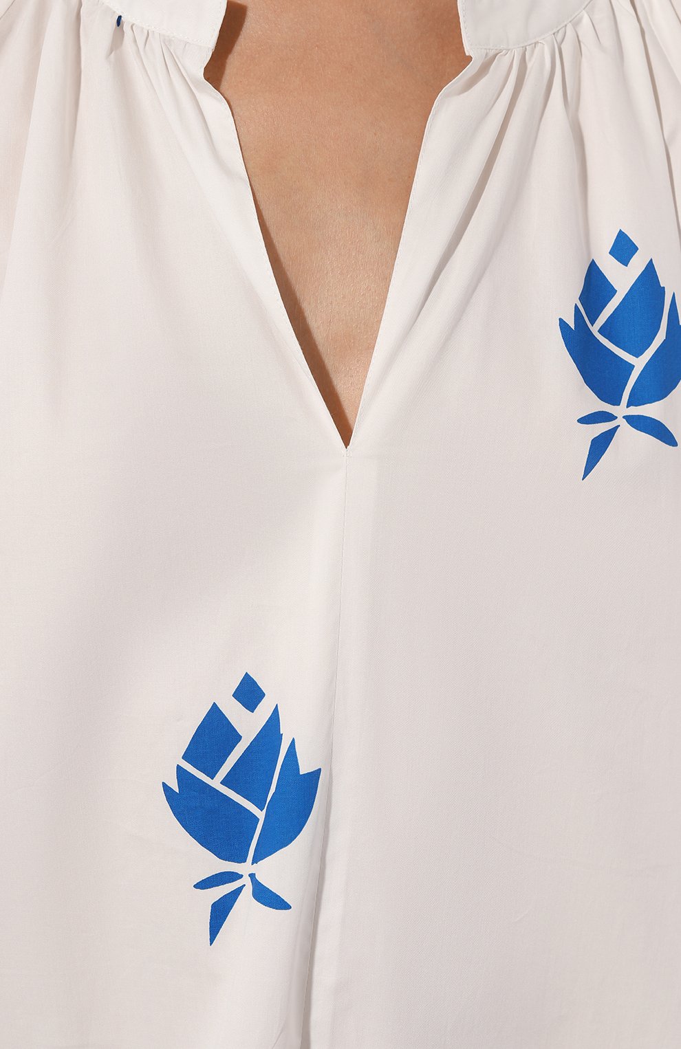 Хлопковое платье VIKA GAZINSKAYA белого цвета по цене 58130 руб., арт. S23-13133-1040, фото 5 Хлопковое платье VIKA GAZINSKAYA, арт. S23-13133-1040, фото 5