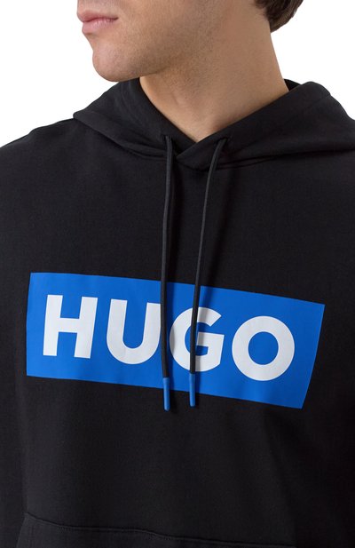 Хлопковое худи HUGO BLUE, арт. 50522370, фото 5