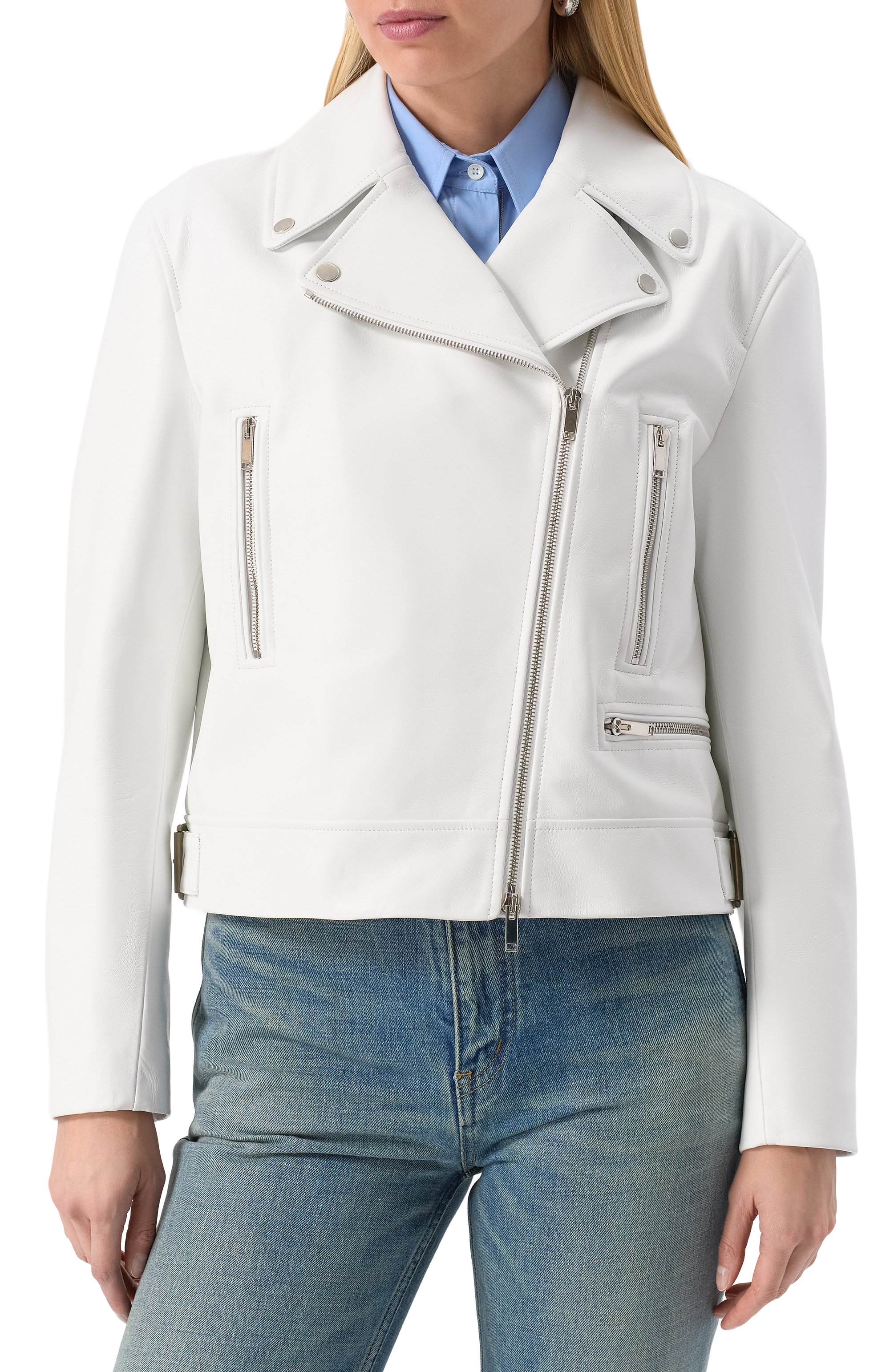 Кожаная куртка MVST, арт. ZBCK-Y089-1N/Z2598-8, фото 3