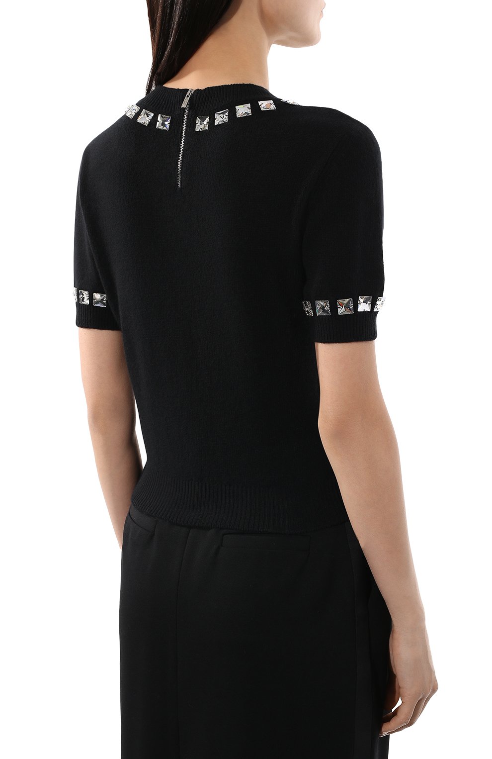 Пуловер из кашемира и шерсти MIU MIU, арт. MML537-1Z4A-F0002, фото 4