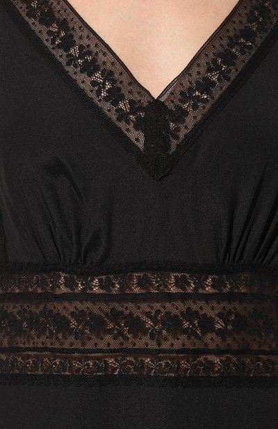 Шелковое платье P.A.R.O.S.H. черного цвета по цене 69950 руб., арт. D725299, фото 5 Шелковое платье P.A.R.O.S.H., арт. D725299, фото 5