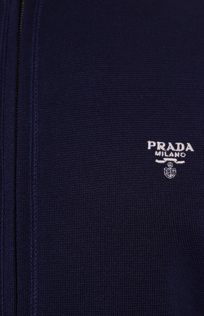 Шелковый кардиган PRADA, арт. UMG100-1ZRO-F0216-212, фото 5