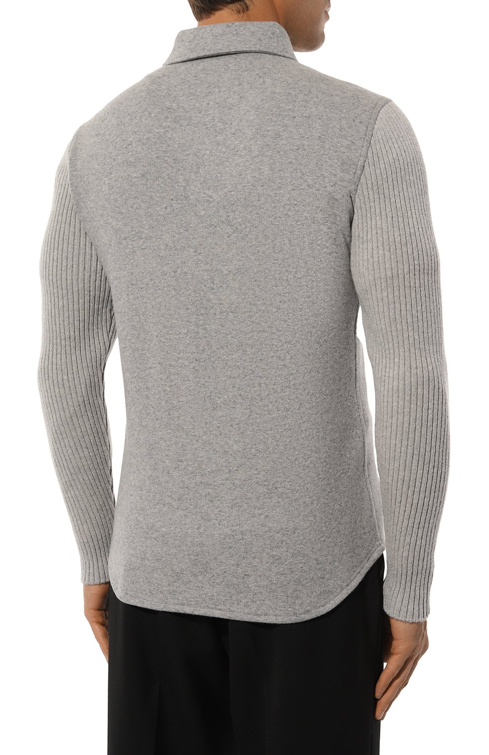 Кардиган из хлопка и шерсти CAPOBIANCO, арт. 17M505.TF00., фото 4